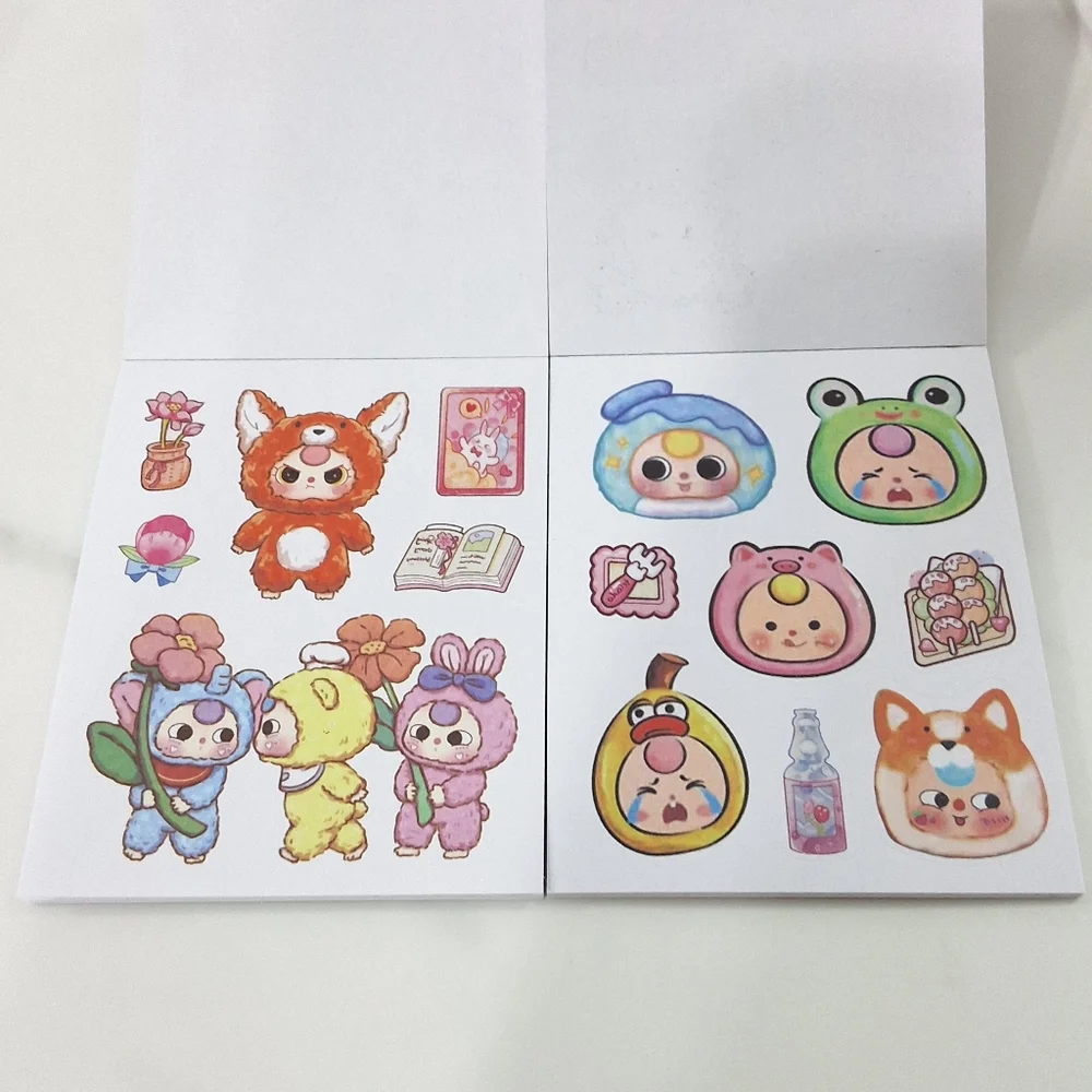 Baby Three Set of 2 Small Sticker Books, 12 Pages In Each Book, New
